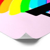 PERSONALISEERD BALANSBEAM QUEEN GYMNASTICS POSTER (Hoek)