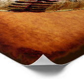 PERSONALISEERD Baseball Man Cave Wall Decor Poster (Hoek)