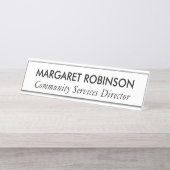 PERSONALISEERD DESKNAAM-BORD BUREAU NAAMBORDJE (Voorkant)
