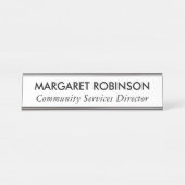 PERSONALISEERD DESKNAAM-BORD BUREAU NAAMBORDJE (Voorkant)