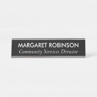 PERSONALISEERD DESKNAAM-BORD