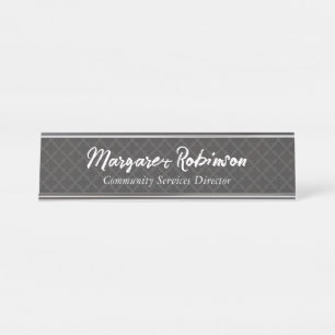 PERSONALISEERD DESKNAAM-BORD BUREAU NAAMBORDJE