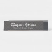 PERSONALISEERD DESKNAAM-BORD BUREAU NAAMBORDJE (Voorkant)