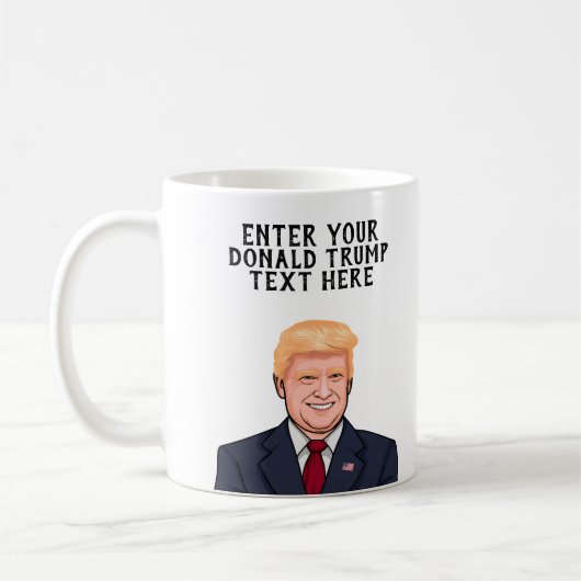 PERSONALISEERD DONALD TRUMP KOFFIEMOK (Links)