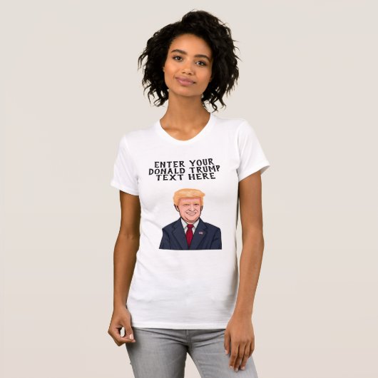 PERSONALISEERD DONALD TRUMP T-SHIRT (Voorkant volledig)