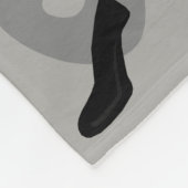 PERSONALISEERD FUNNY NINJA CHEESE FLEECE BLANKET DEKEN (Hoek)
