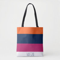 PERSONALISEERD GEKLEURD GESRIPEERD TAS