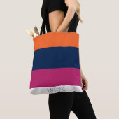 PERSONALISEERD GEKLEURD GESRIPEERD TAS (Dichtbij)