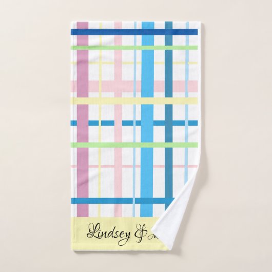 PERSONALISEERD GESRIPEERD HANDBOEK HANDDOEK (Handdoek)