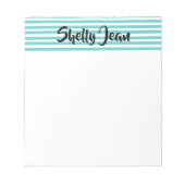 PERSONALISEERD GESRIPEERD notitieblok (Voorkant)