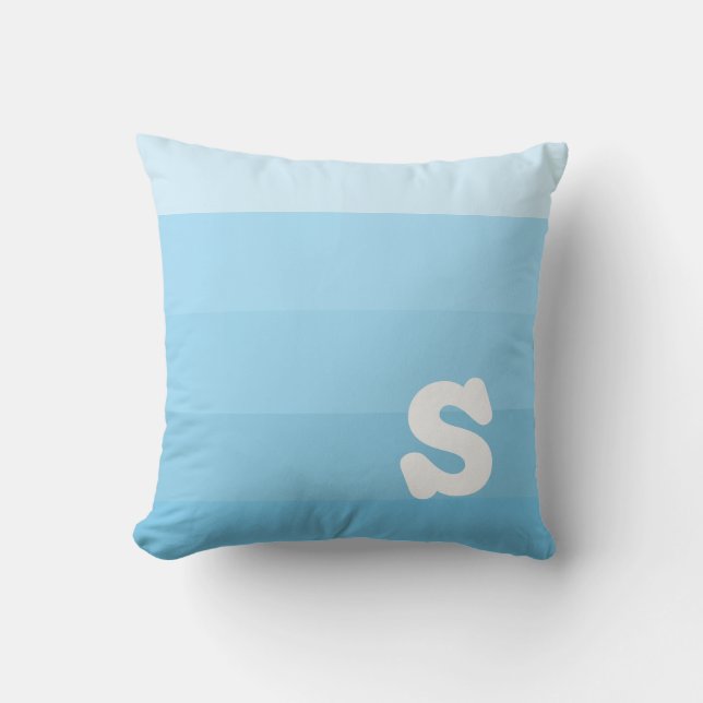 PERSONALISEERD INITIAAL PILLOW KUSSEN (Voorkant)