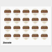 PERSONALISEERD KERST STICKER : kandyfloss 1 (Vel)