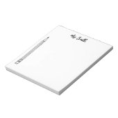 PERSONALISEERD PENCIL NOTITIEBLOK (Linkerzijde)