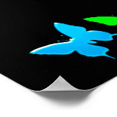 PERSONALISEERD RAINBOW GYMNASTICS POSTER (Hoek)