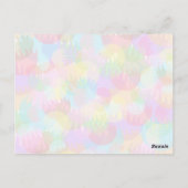 PERSONALISEERD SPARKLY COLORED MERRY CHRISTMAS BRIEFKAART (Achterkant)