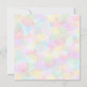 PERSONALISEERD SPARKLY COLORED MERRY CHRISTMAS KAART (Achterkant)