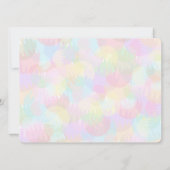 PERSONALISEERD SPARKLY COLORED MERRY CHRISTMAS KAART (Achterkant)