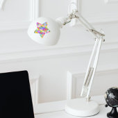 PERSONALISEERD SPARKLY COLORED MERRY CHRISTMAS STER STICKER