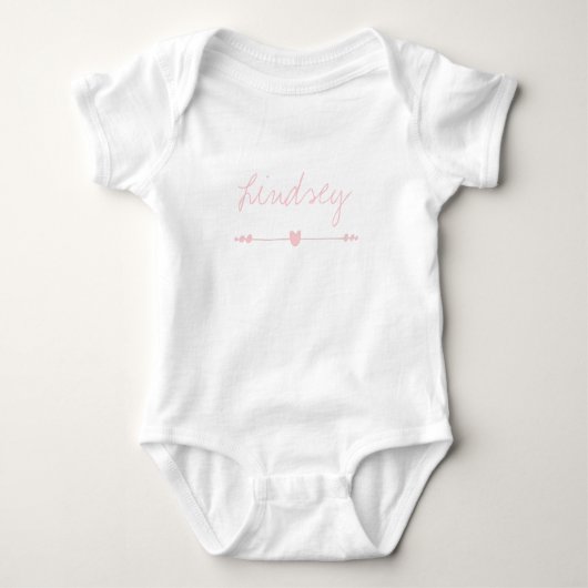 PERSONALISEERDE BABY Bodysuit (Voorkant)