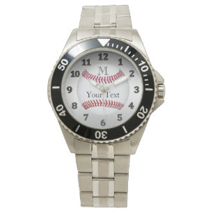 PERSONALISEERDE Baseball Watts voor mannen en jong Horloge