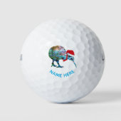 PERSONALISEERDE CHRISTMAS KIWI PAUA GOLF BALLS GOLFBALLEN (Voorkant)