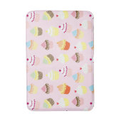 PERSONALISEERDE CUPCAKPINKPATROON BADMAT (Voorkant Verticaal)