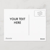 PERSONALISEERDE DESIGN BRIEFKAART (Achterkant)