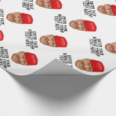 PERSONALISEERDE DONALD TRUMP MAGA CADEAUPAPIER (Hoek)