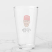 PERSONALISEERDE DONALD TRUMP MAGA GLAS (Achterkant)