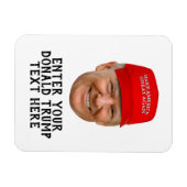 PERSONALISEERDE DONALD TRUMP MAGA MAGNEET (Horizontaal)