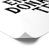 PERSONALISEERDE DONALD TRUMP MAGA POSTER (Hoek)