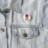 PERSONALISEERDE DONALD TRUMP MAGA RONDE BUTTON 3,2 CM (In situ)