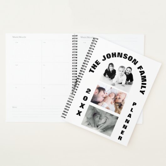 PERSONALISEERDE FAMILIE Fotoverzamelplanner Planner (Display)