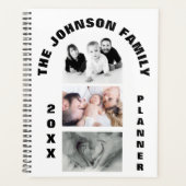 PERSONALISEERDE FAMILIE Fotoverzamelplanner Planner (Voorkant)