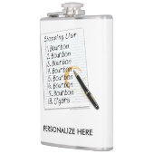 PERSONALISEERDE FLASK - BOURBON LOVERS SHOPPT LIST HEUPFLES (Links)