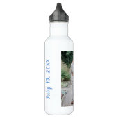 PERSONALISEERDE FOTO-waterfles met WEDDING Waterfles (Links)