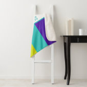 PERSONALISEERDE GESRIPEERDE SHERPA BLANKET SHERPA DEKEN (In situ)