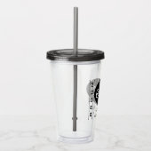 PERSONALISEERDE GRONDWEDING ACRYLIC TUMBLER ACRYL DRINKBEKER (Rechts)