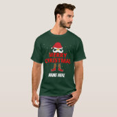 PERSONALISEERDE KERST T-Shirt (Voorkant volledig)