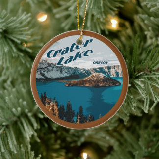 PERSONALISEERDE KRUISMELER Oregon Keramisch Ornament