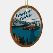 PERSONALISEERDE KRUISMELER Oregon Keramisch Ornament (Rechts)