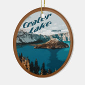 PERSONALISEERDE KRUISMELER Oregon Keramisch Ornament (Links)