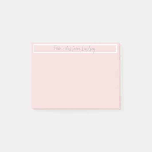 PERSONALISEERDE LOVE NOTES Post-it notes (Voorkant)