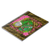 PERSONALISEERDE MERRY CHRISTMAS MET GNOME XMAS TRE NOTITIEBOEK (Linkerzijde)