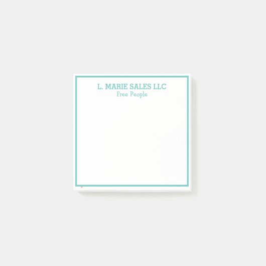 PERSONALISEERDE naam Post-it notities Post-it® Notes (Voorkant)