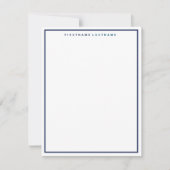 PERSONALISEERDE NAUTIEKE BRIEFPAPIER NOTEKAART NOTITIEKAARTJE (Voorkant)