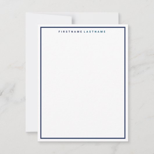 PERSONALISEERDE NAUTIEKE BRIEFPAPIER NOTEKAART NOTITIEKAARTJE (Voorkant)