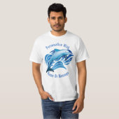PERSONALISEERDE Ocean Dolphin T-shirt (Voorkant volledig)