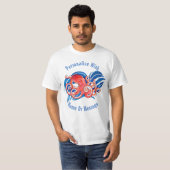 PERSONALISEERDE Ocean Octopus T-shirt (Voorkant volledig)
