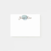 PERSONALISEERDE OCEAN SWIRL Post-it notes (Voorkant)